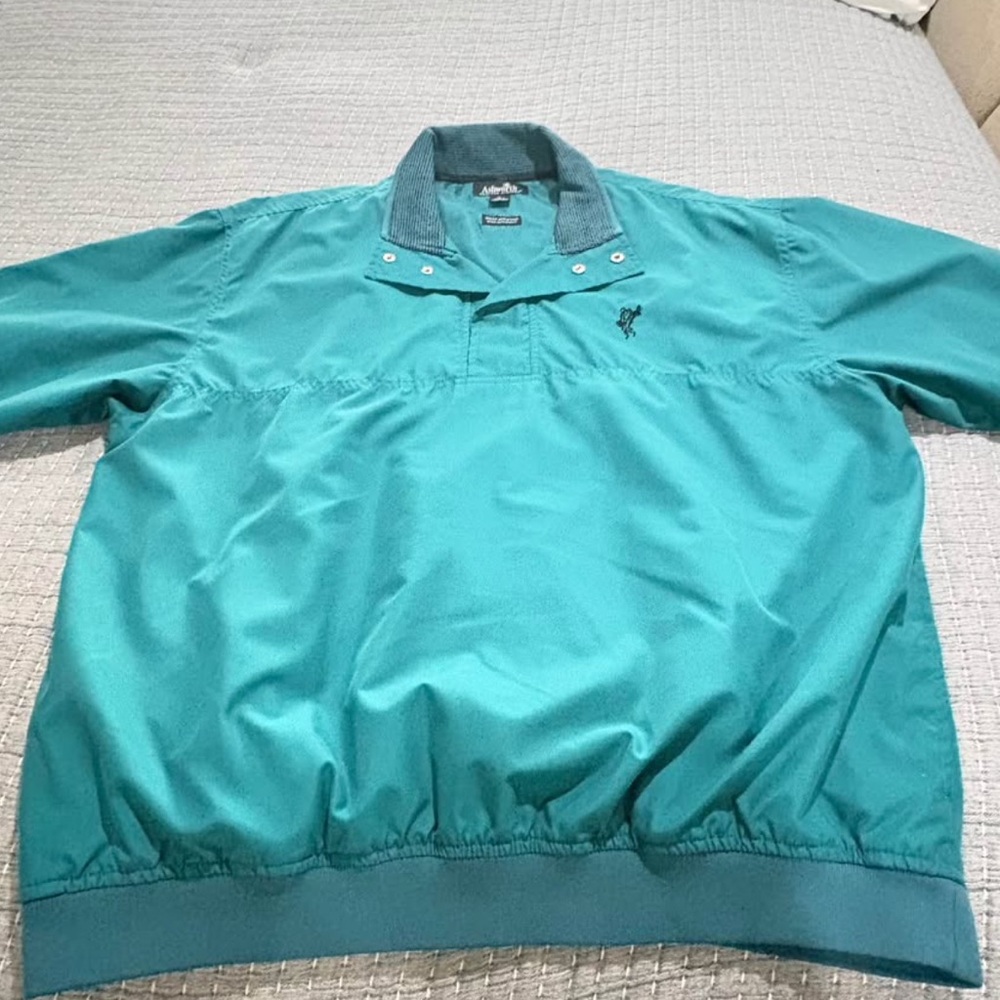 Teal Pullover Jacket - image 2